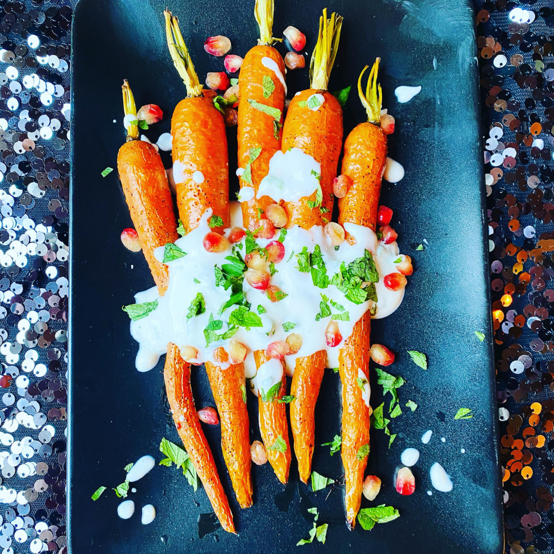 Raw Honey Glazed Carrots