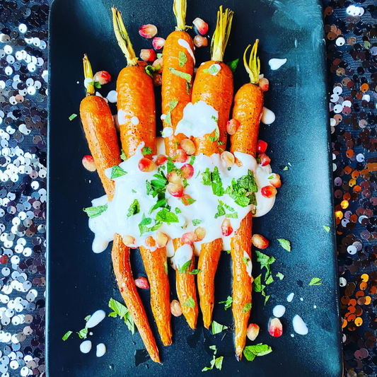 Raw Honey Glazed Carrots