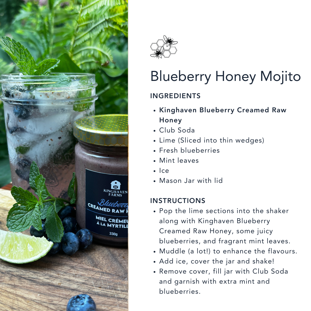 Blueberry Creamed Honey (330 g)