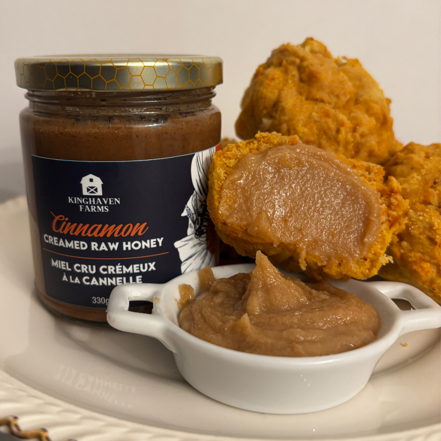 Cinnamon Creamed Honey (330 g)