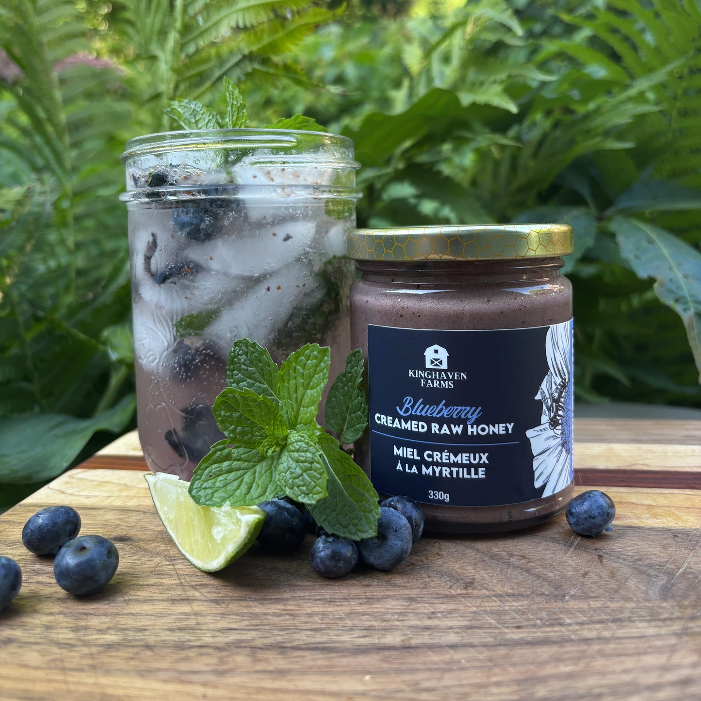 Blueberry Creamed Honey (330 g)