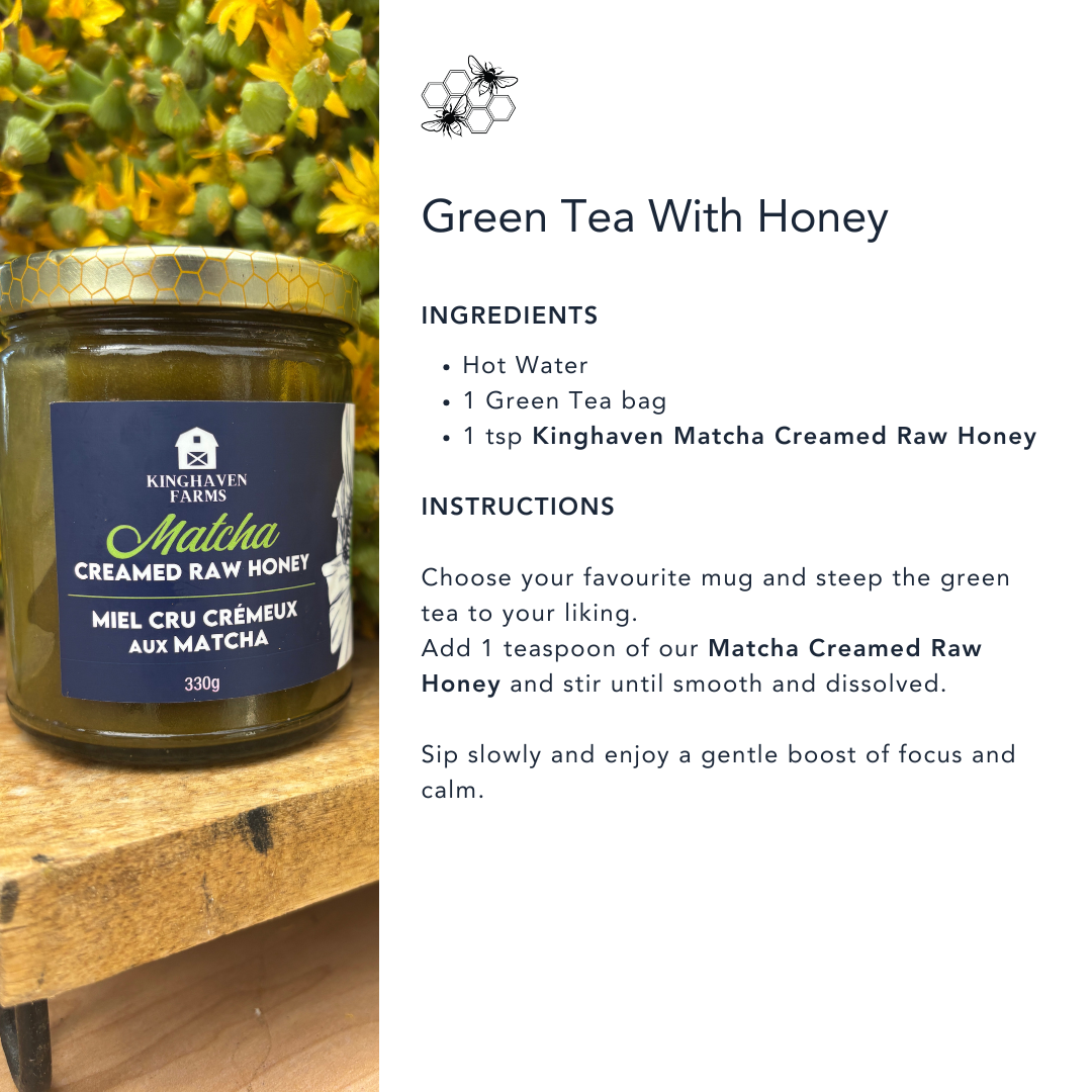 Matcha Creamed Honey