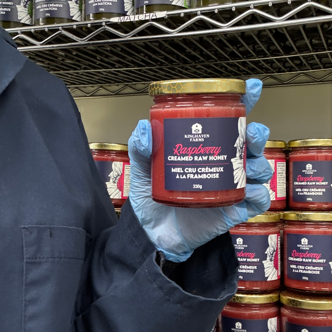 Raspberry Creamed Honey (330 g)