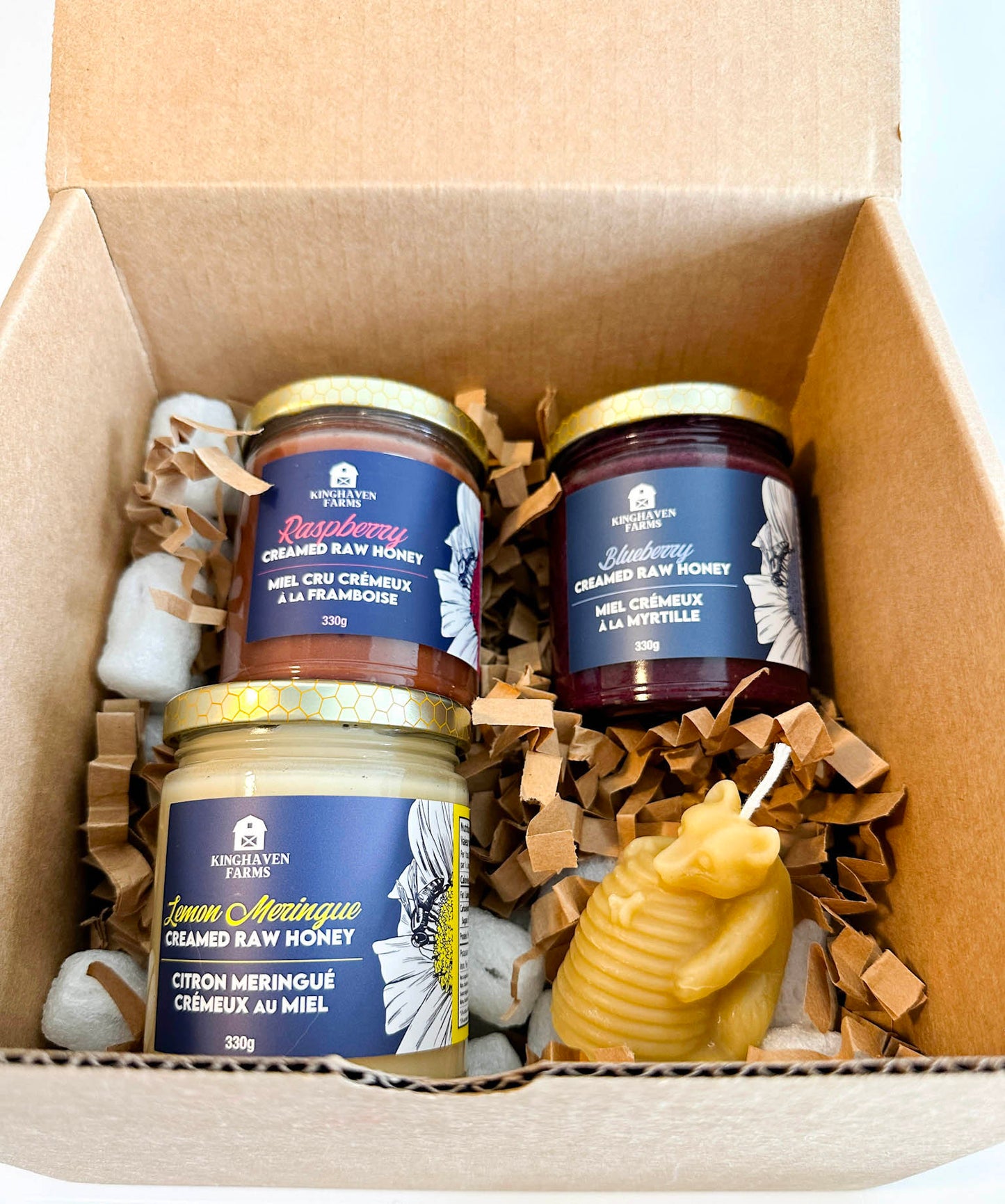 Fruit Medley Creamed Honey + Candle Gift Set