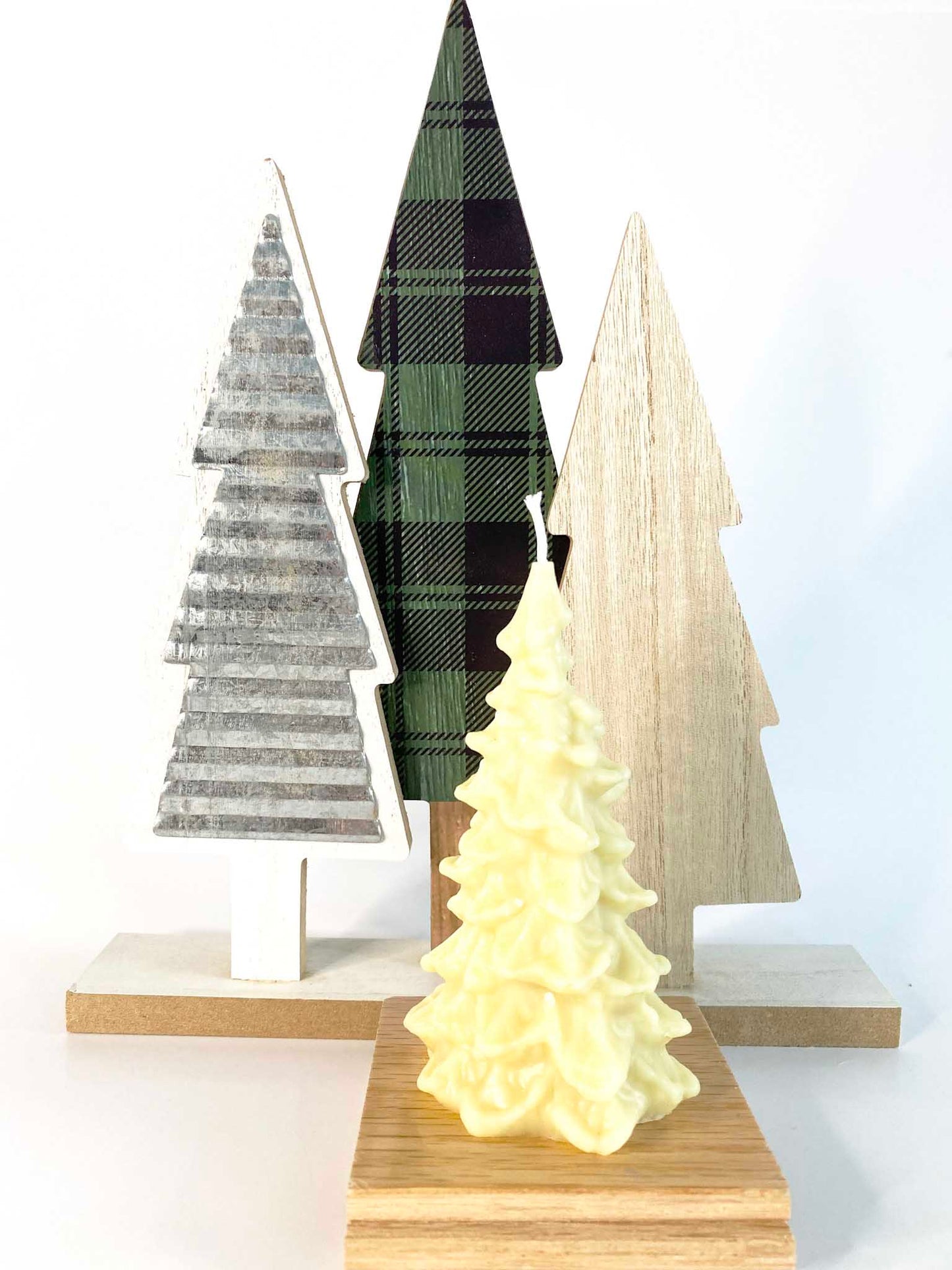 Beeswax Candle - Evergreen Tree