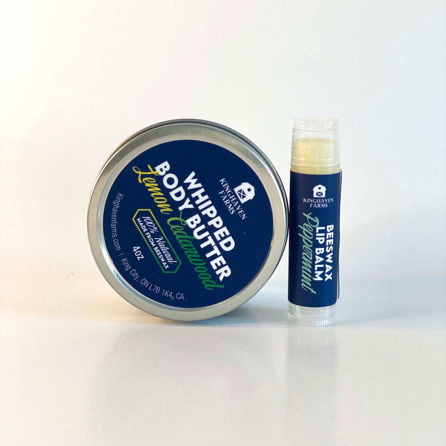 Nourishing Beeswax Body Butter and Lip Balm Set