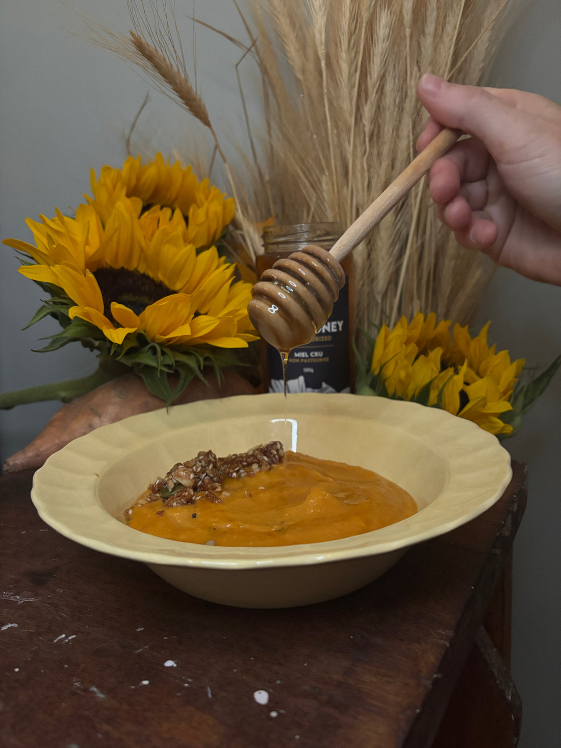 Honey Roasted Sweet Potato Soup