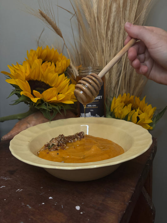 Honey Roasted Sweet Potato Soup
