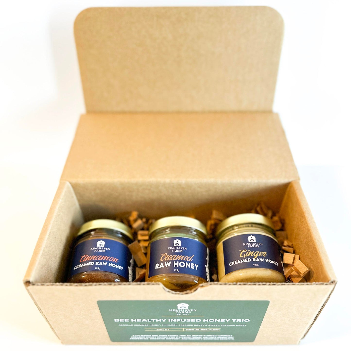 Kinghaven Farms Bee Healthy Infused Honey Trio