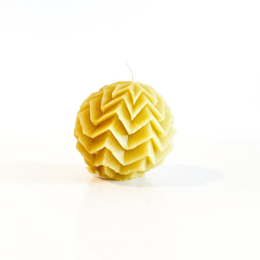 Fairy Ball Beeswax Candle