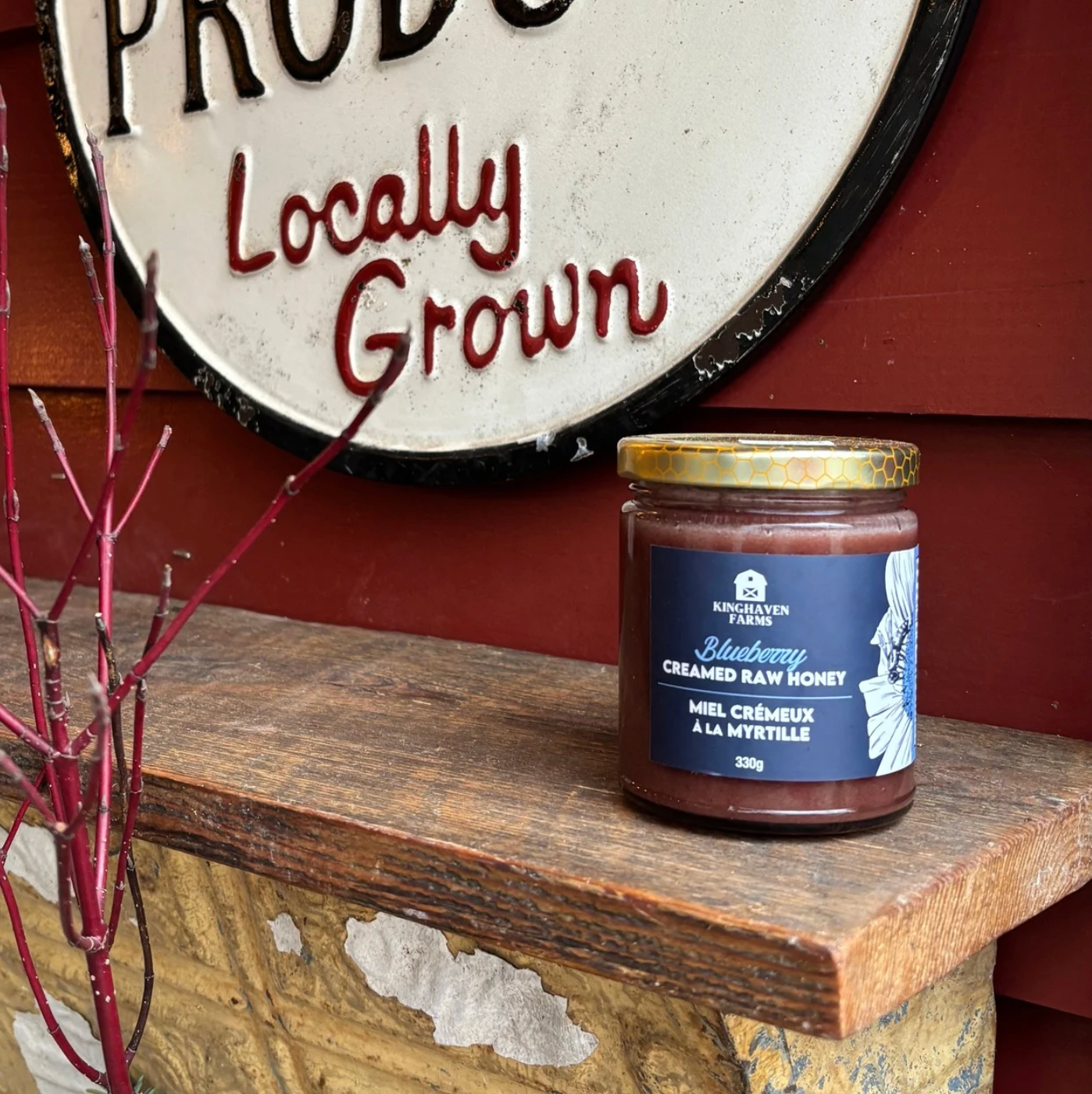 Blueberry Creamed Honey (330 g)