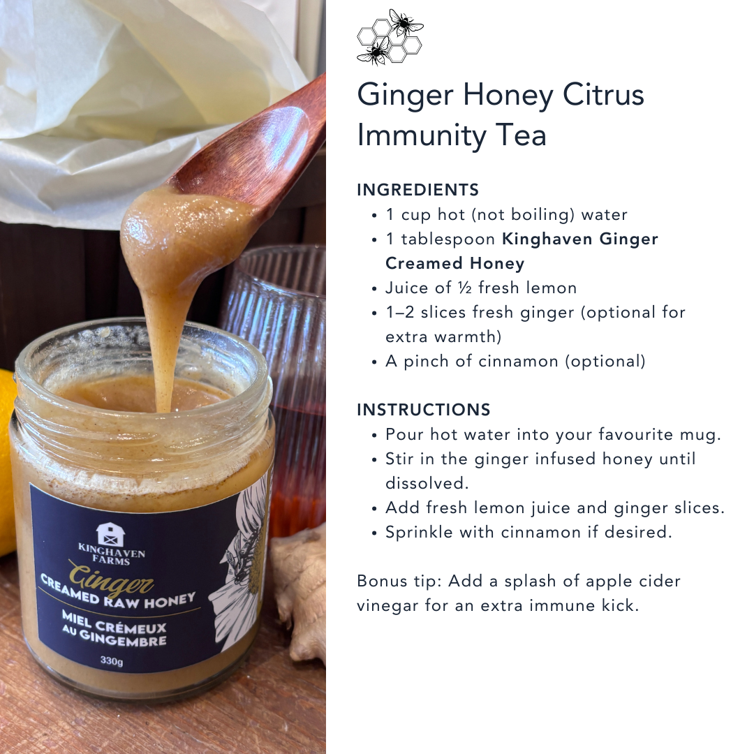 Ginger Creamed Honey (330 g)