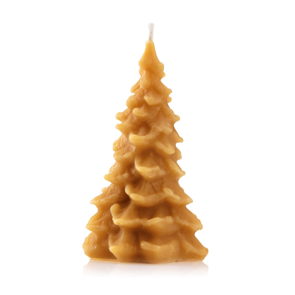 Beeswax Candle - Evergreen Tree – Kinghaven Farms