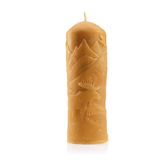 Beeswax Wilderness Pillar Candle