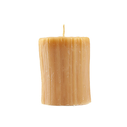 Beeswax Drizzle Pillar Candle
