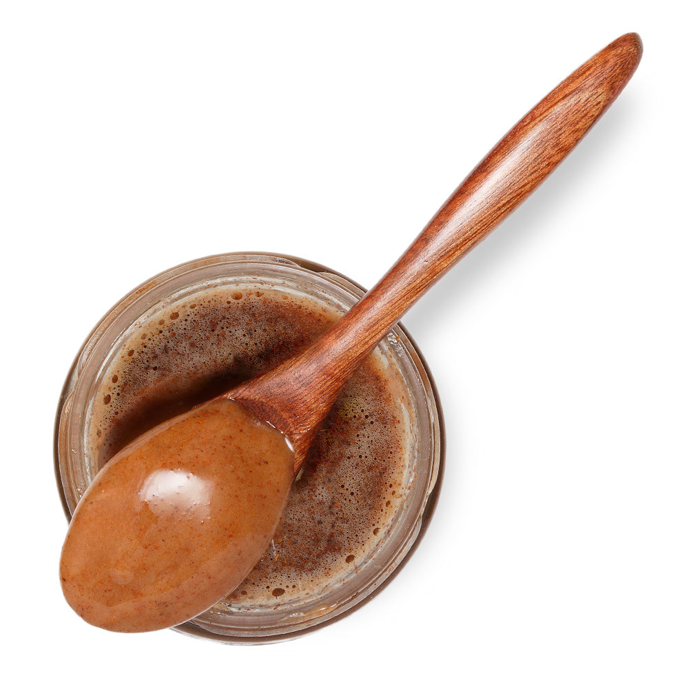 Kinghaven Farms Creamed Cinnamon Honey 330g Jar Top with Spoon 