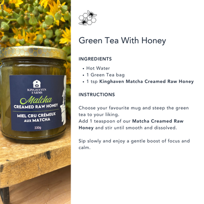 Matcha Creamed Honey