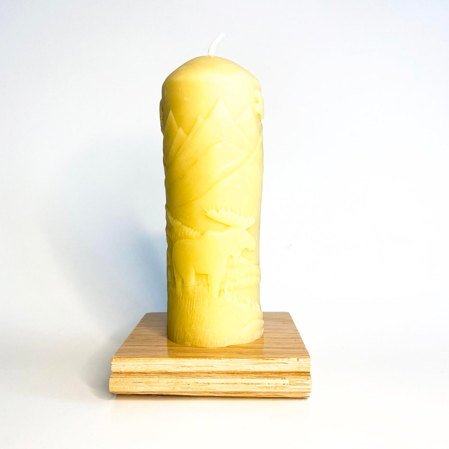 Beeswax Wilderness Pillar Candle