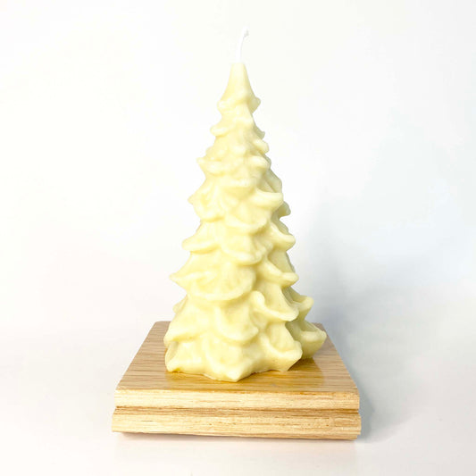 Beeswax Candle - Evergreen Tree